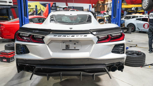 Karbónový spoiler delete panel Chevrolet Corvette C8 (2020+)