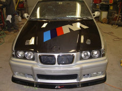 APR Carbon Fiber Front Splitter for BMW E36 M3 – includes support rods