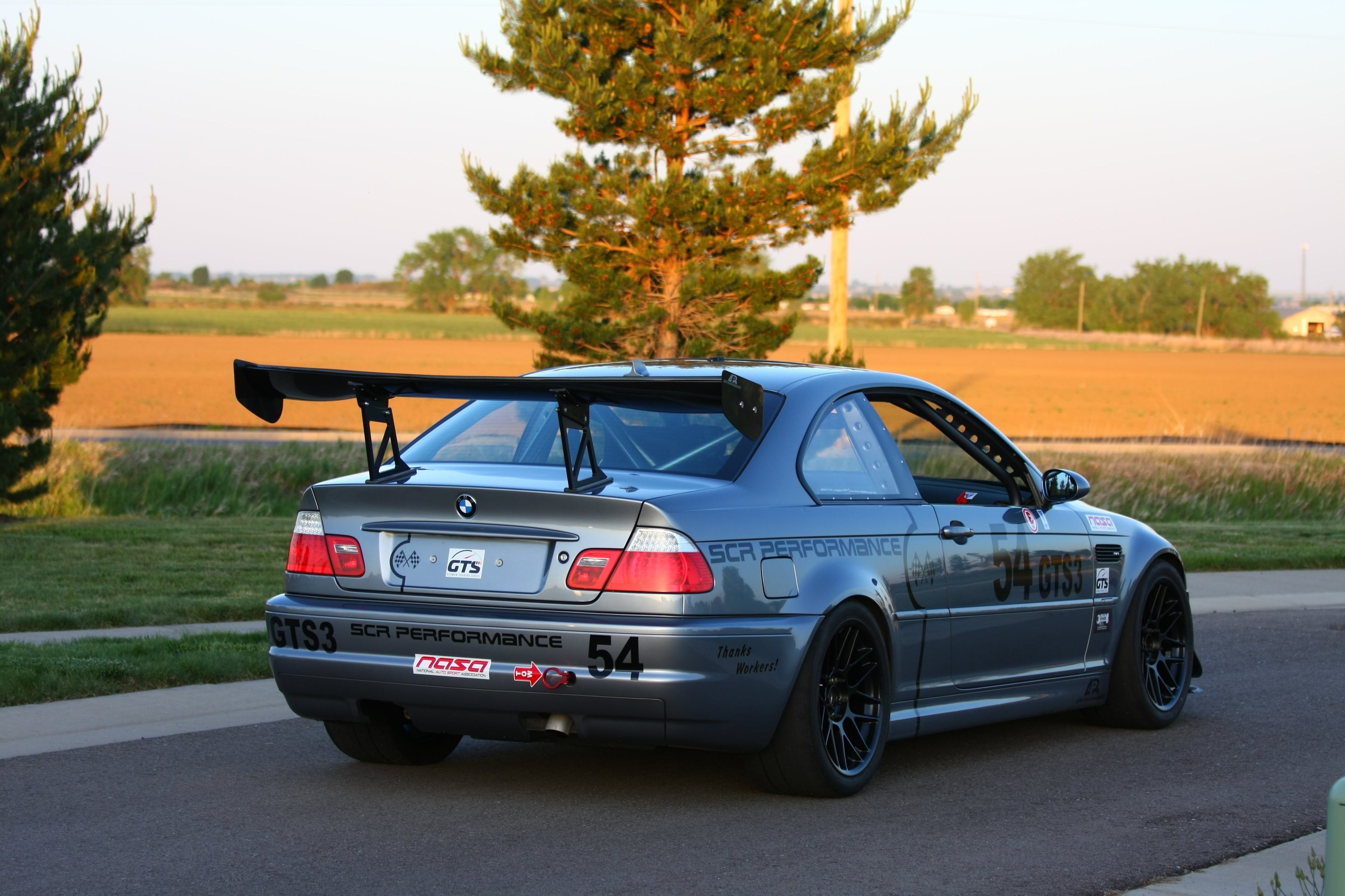 BMW E46 Coupe GTC-300 karbónové nastaviteľné krídlo 2001-2006
