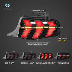 Sequential LED Tail Lights Ford Mustang (2011–2013)