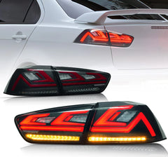 Tuning Rear LED Lights Mitsubishi Lancer / Evo X (2008–2017) Animation