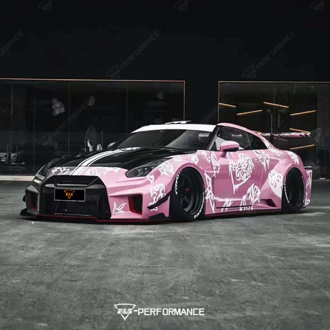 Full Carbon LB Style Wide Body Kit for Nissan GT-R R35 (2008 - 2025)