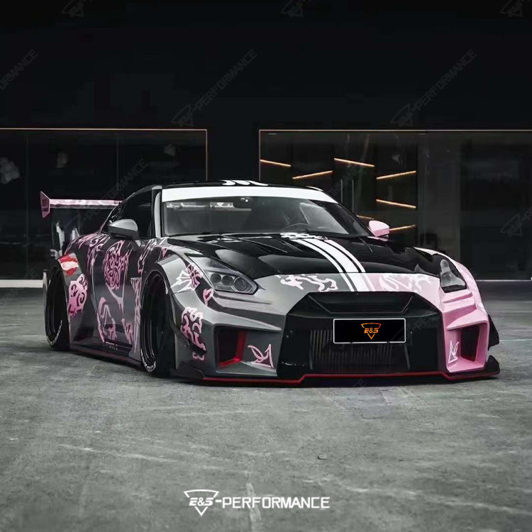 Celokarbónový rozširovací bodykit LB style  pre Nissan GT-R R35 (2008 - 2025)