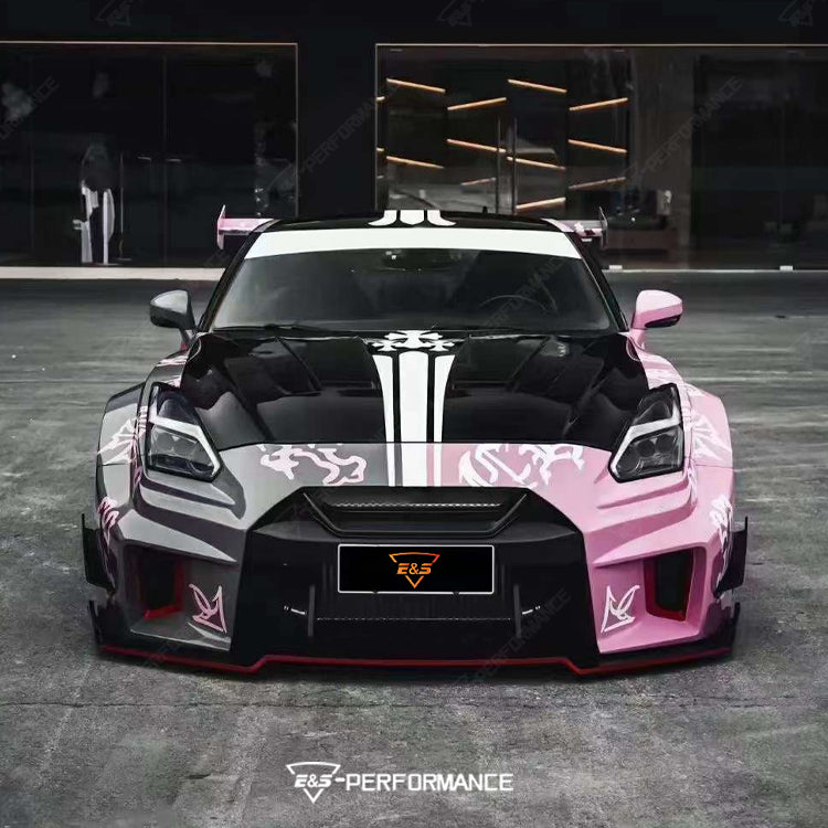 Celokarbónový rozširovací bodykit LB style  pre Nissan GT-R R35 (2008 - 2025)