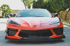2020+ C8 Corvette Carbon Fiber Front Bumper Center Trim