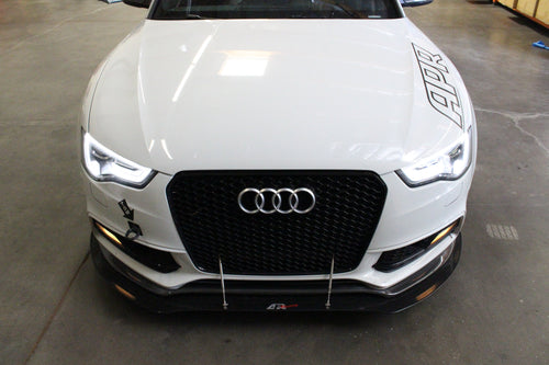 Karbonový predný splitter APR pre Audi S5 (Factory Bumper) – vrátane montážnych tyčí