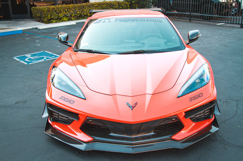 Karbónové bočné rámy predného nárazníka C8 Corvette 2020+