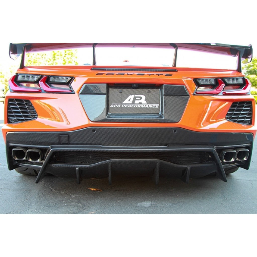 Karbonový zadný difúzor APR pre Chevrolet Corvette C8 (2020+)