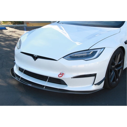 Karbonový predný splitter APR pre Tesla Model S Plaid – vrátane montážnych tyčí