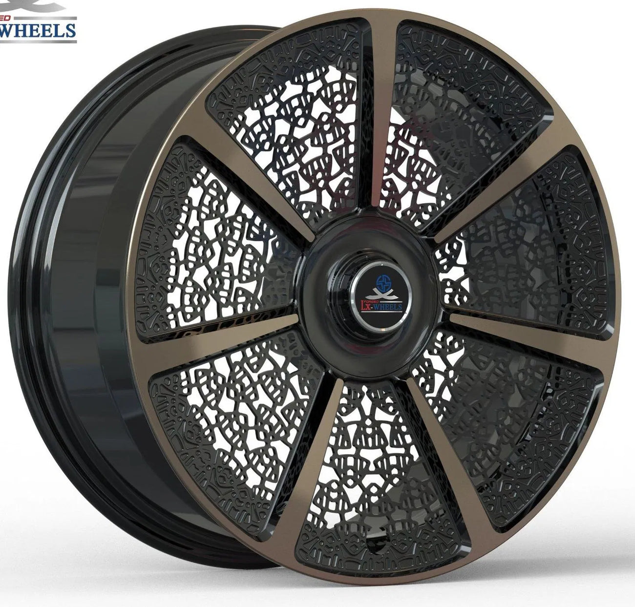 Kované disky Gloss Black Bronze 19” 5x112 pre Mercedes-Benz S-class