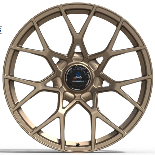 Kované disky LX Forged Matte Bronze Central Lock 21” 5x130 pre Porsche 911