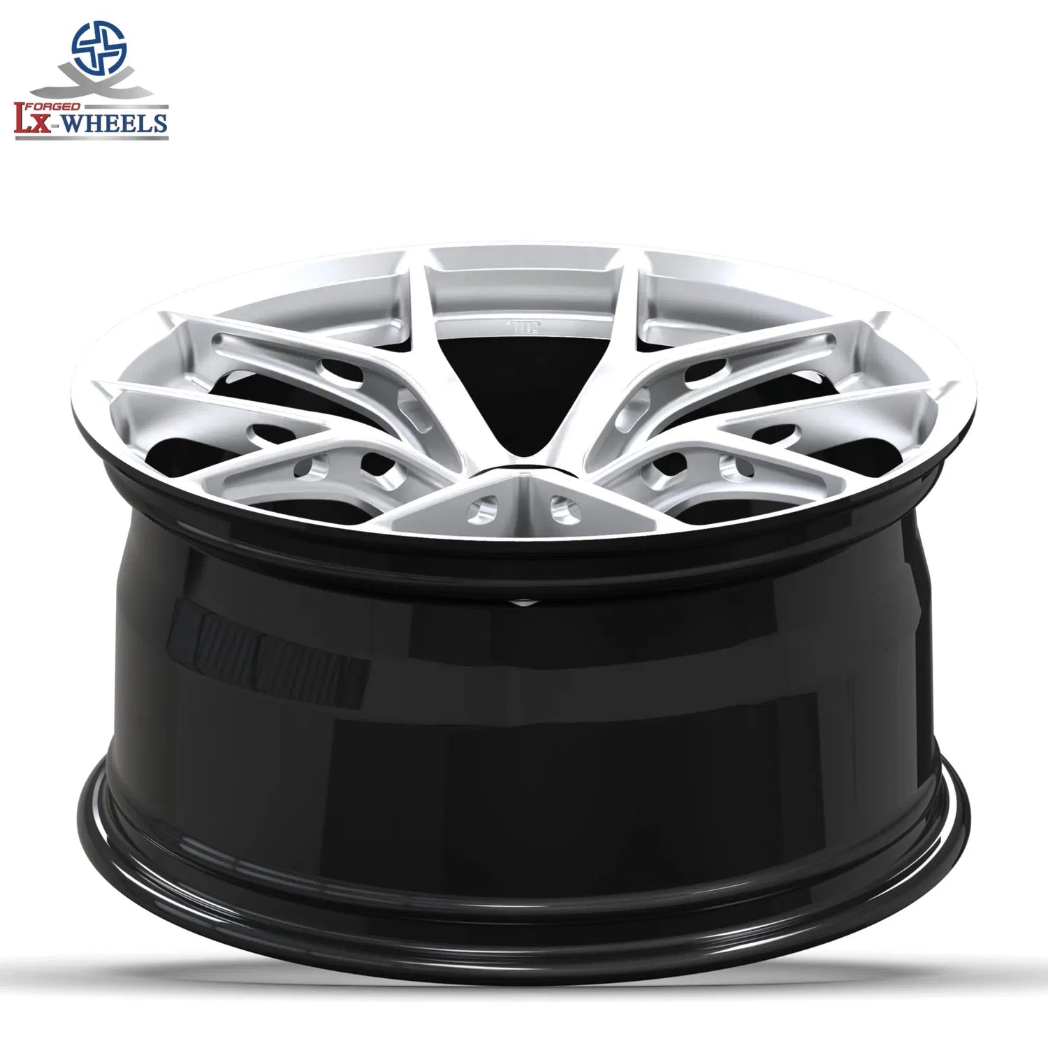 Kované disky Gloss Silver Black Barrel 19” 5x112