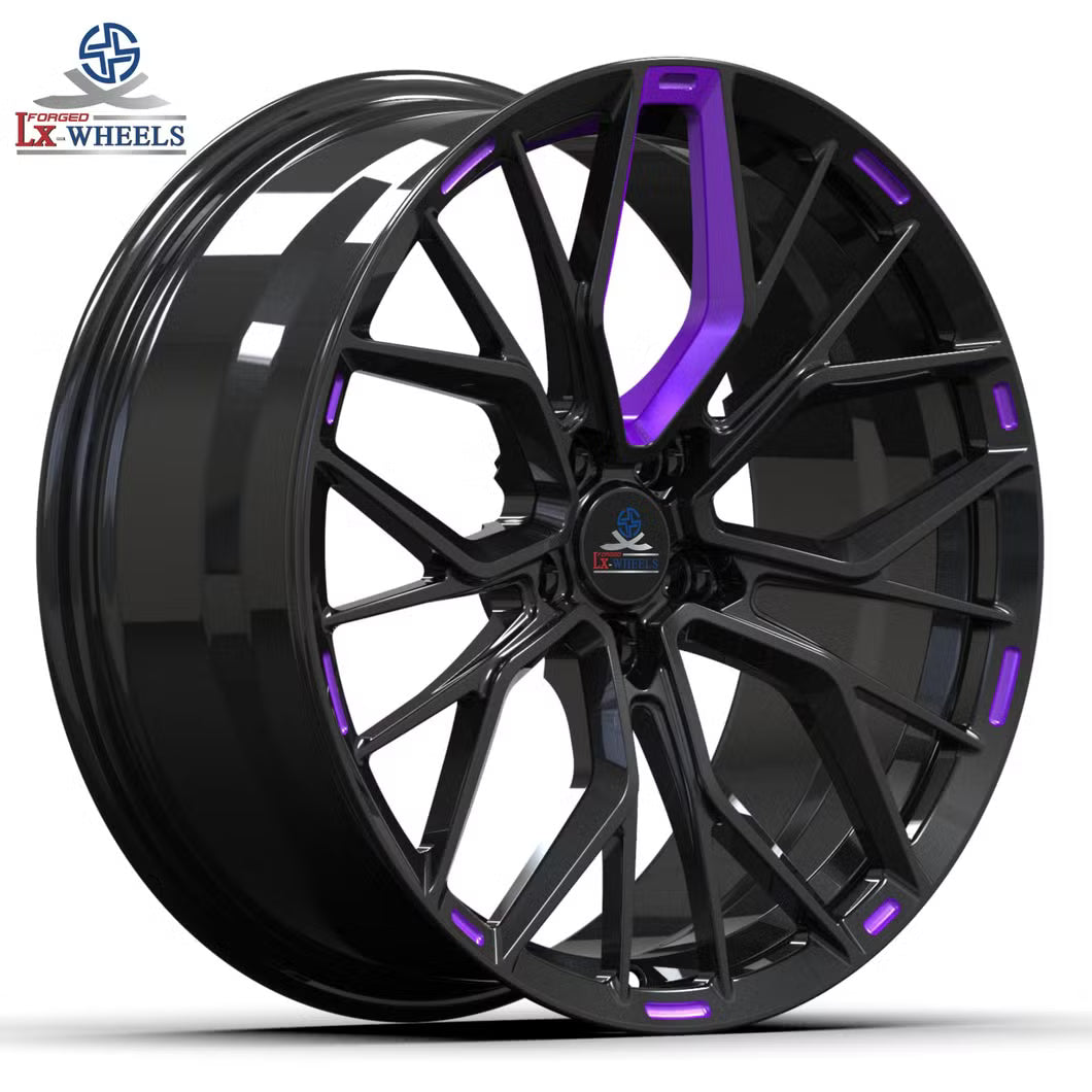 Kované disky LX Forged Gloss Black Purple 19” 5x112