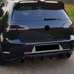 Rear Diffuser + Side Splitters VW Golf 7 GTI MK7 (2013–2016) | Rear Diffuser