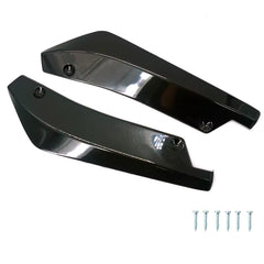 Rear Bumper Lip Splitters - Carbon Look / Black