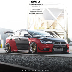 Mitsubishi Lancer EVO X Wide Body Kit