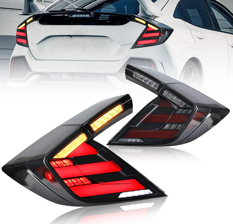 Tuning zadné LED svetlá Honda Civic 10th Gen (2016–2021) sekvenčné