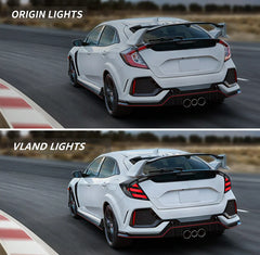 Tuning rear LED lights Honda Civic 10th Gen (2016–2021) sequential