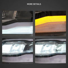 Dodge Ram 1500 / 2500 / 3500 (2009–2018) LED Headlights – Reflection