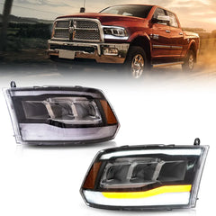 Dodge Ram 1500 / 2500 / 3500 (2009–2018) LED Headlights – Reflection
