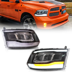 Dodge Ram 1500 / 2500 / 3500 (2009–2018) LED Headlights – Reflection