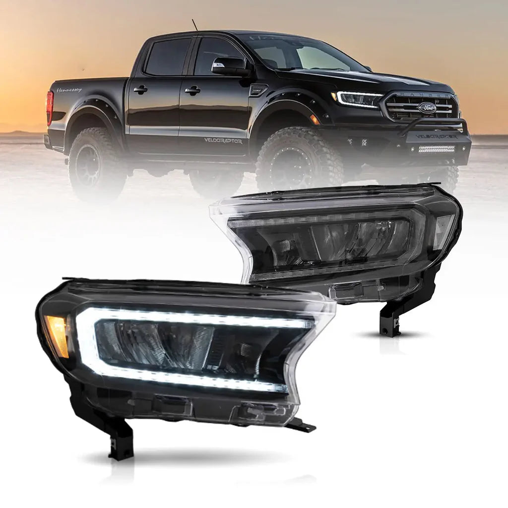 Predné LED svetlá Ford Ranger (2015–2021) – Reflection Bowl