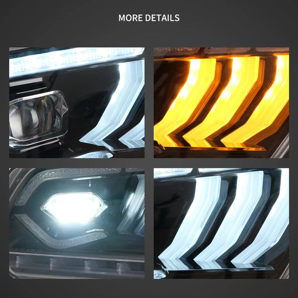 Predné LED projektorové svetlá Ford Mustang (2010–2014)