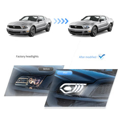 Ford Mustang LED Projector Headlights (2010–2014)