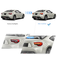 Tuning rear LED lights Toyota GT86 / Subaru BRZ / Scion FR-S (2012–2020) sequential