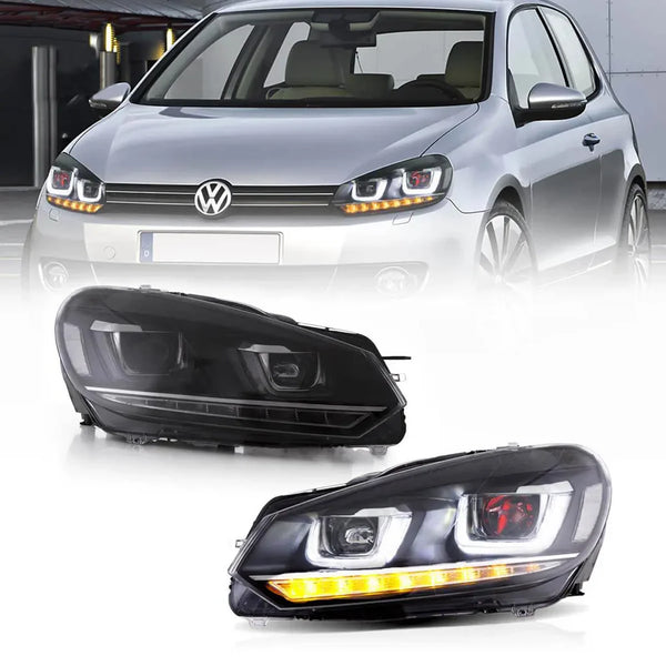 Tuning predné projektorové svetlá VW Golf 6 (2008–2014) Demon Eyes
