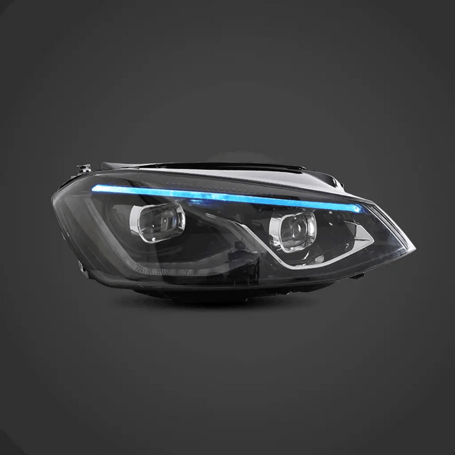 Tuning front LED lights VW Golf MK7 (2013–2017) MK8 style
