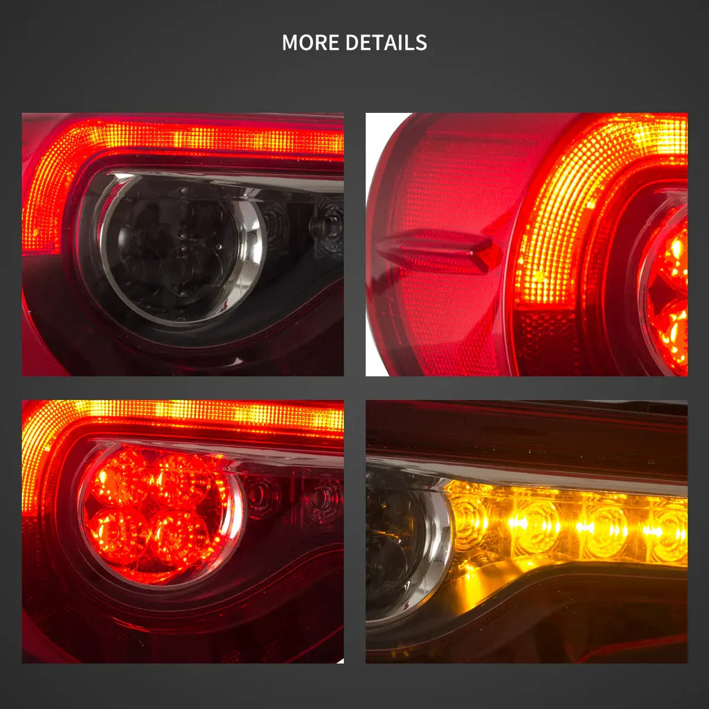 Tuning zadné LED svetlá Toyota GT86 / Subaru BRZ / Scion FR-S (2012–2021) sekvenčné
