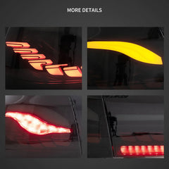 Tuning Rear OLED Lights VW Golf 6 (2008–2014) Dragon Scale
