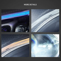 Front LED Matrix Lights Mercedes-Benz C-Class W205 (2015–2021) – Blue DRL