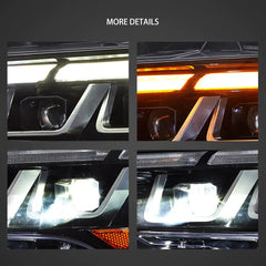 Ford Mustang S550 (2018–2023) LED Headlights – S650 Style