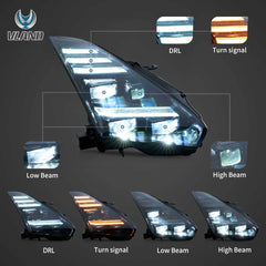 Tuning predné LED projektorové svetlá Nissan GT-R R35 (2008–2023)