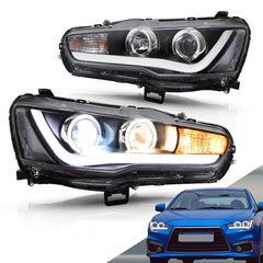 Tuning front projector lights Mitsubishi Lancer / Evo X (2008–2017)