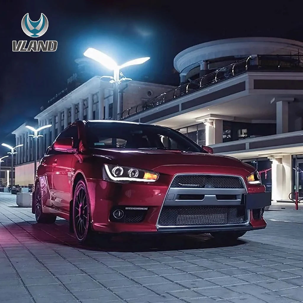 Tuning predné projektorové svetlá Mitsubishi Lancer / Evo X (2008–2017)