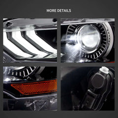 Predné LED projektorové svetlá Ford Mustang S550 (2018–)