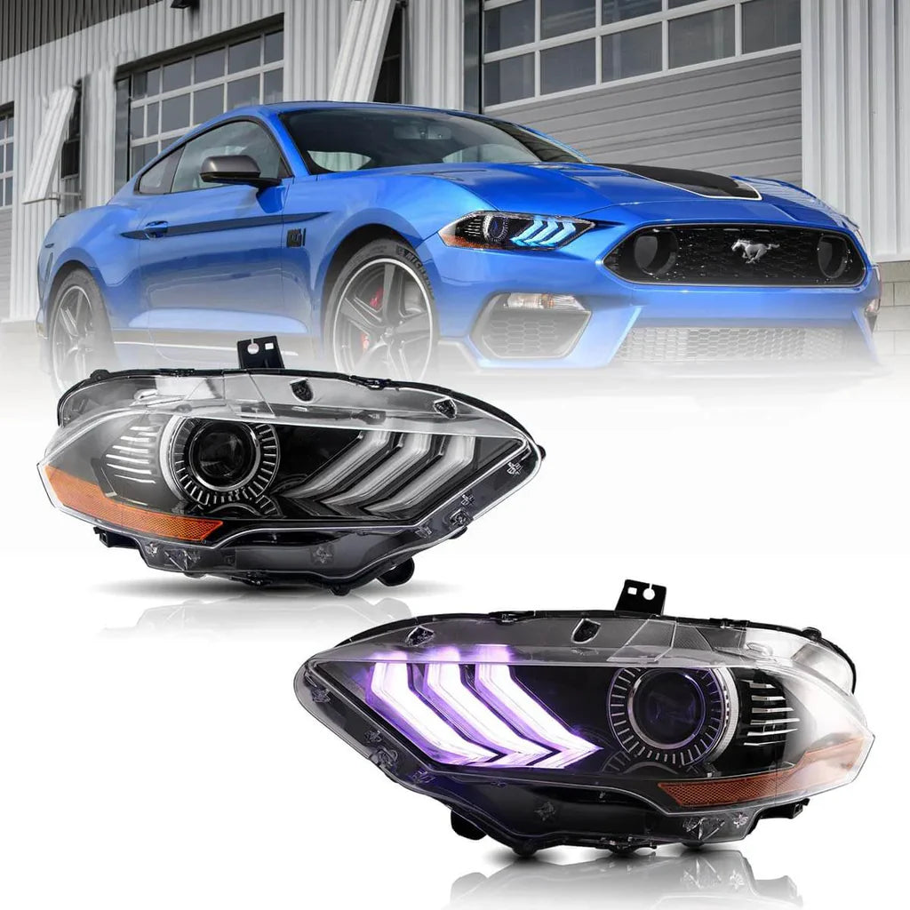 Predné LED projektorové svetlá Ford Mustang S550 (2018–)