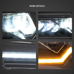 Ford Mustang S197 (2005–2009) Front LED Projector Headlights