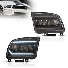 Ford Mustang S197 (2005–2009) Front LED Projector Headlights