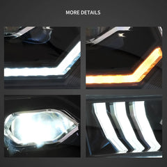 Ford Mustang S197 (2005–2009) Front LED Projector Headlights