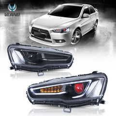 Tuning predné projektorové svetlá Mitsubishi Lancer / Evo X (2008–2017)