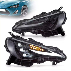 Tuning Front LED Projector Headlights Toyota GT86 / Subaru BRZ / Scion FR-S (2012–2021) Triple Projector
