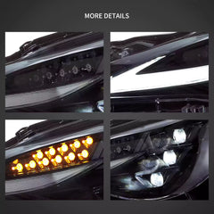 Tuning Front LED Projector Headlights Toyota GT86 / Subaru BRZ / Scion FR-S (2012–2021) Triple Projector