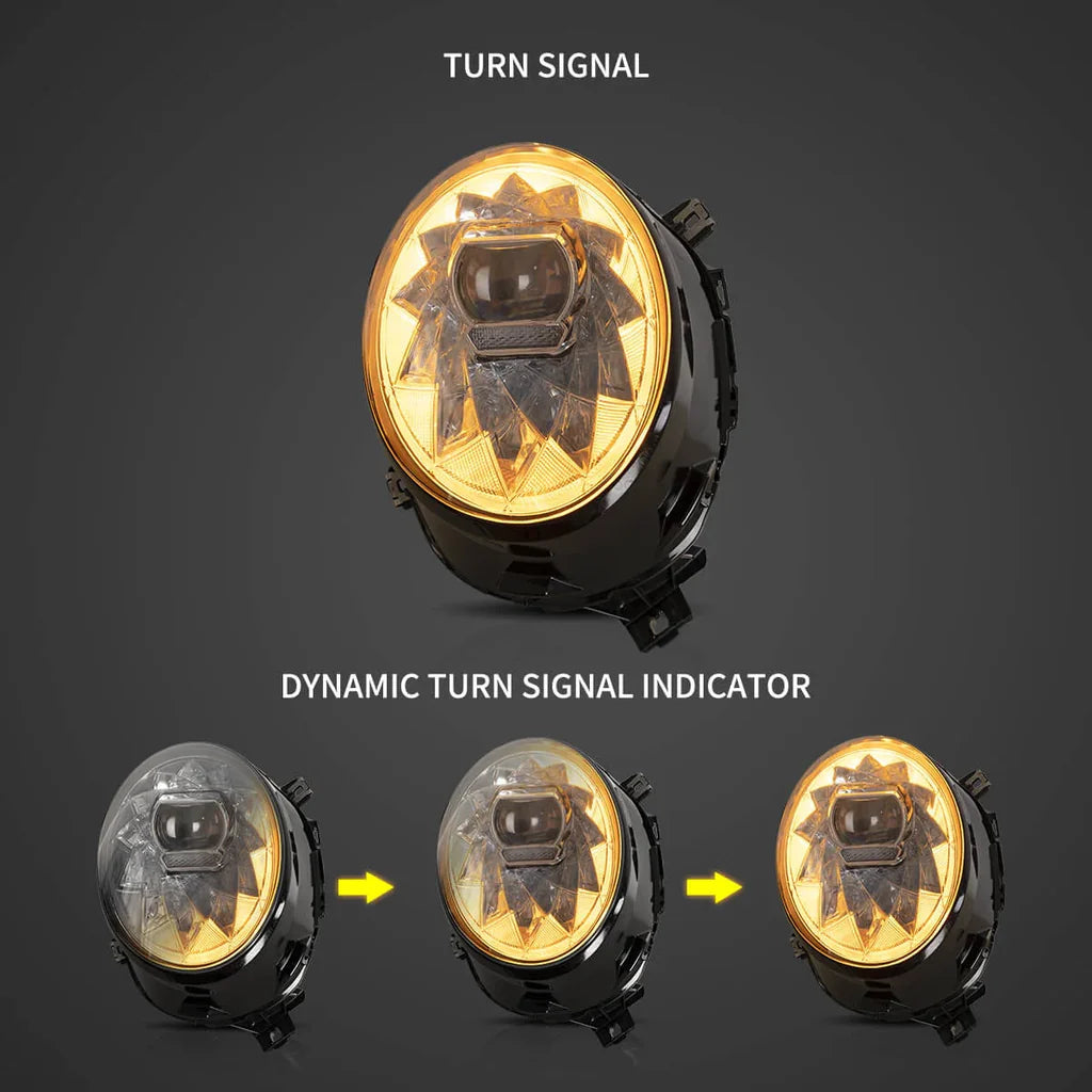 Tuning predné LED projektorové svetlá Mini Cooper F55/F56/F57 (2014–2022)