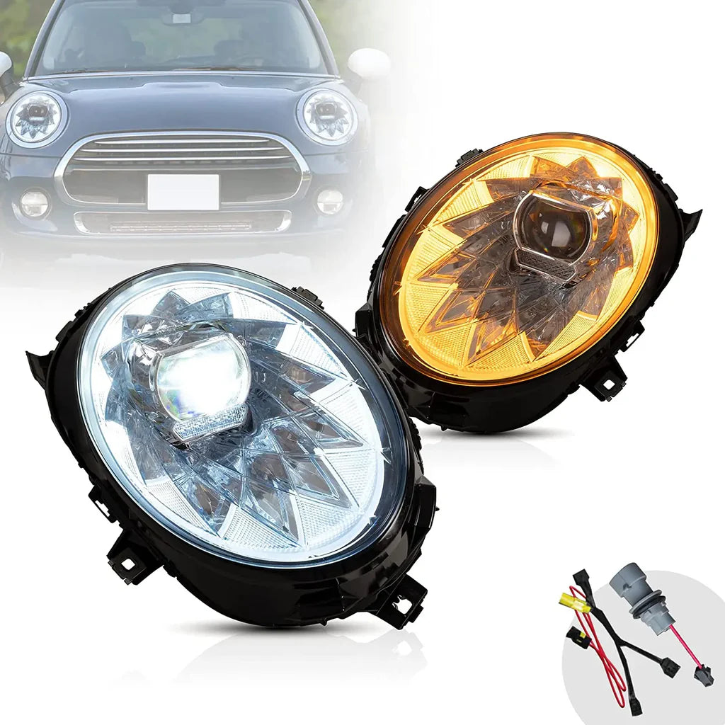 Tuning predné LED projektorové svetlá Mini Cooper F55/F56/F57 (2014–2022)