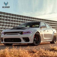 Predné projektorové svetlá Dodge Charger (2015–2023) – RGB DRL