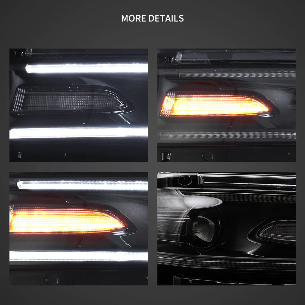 Predné projektorové svetlá Dodge Charger (2015–2023) – OEM štýl